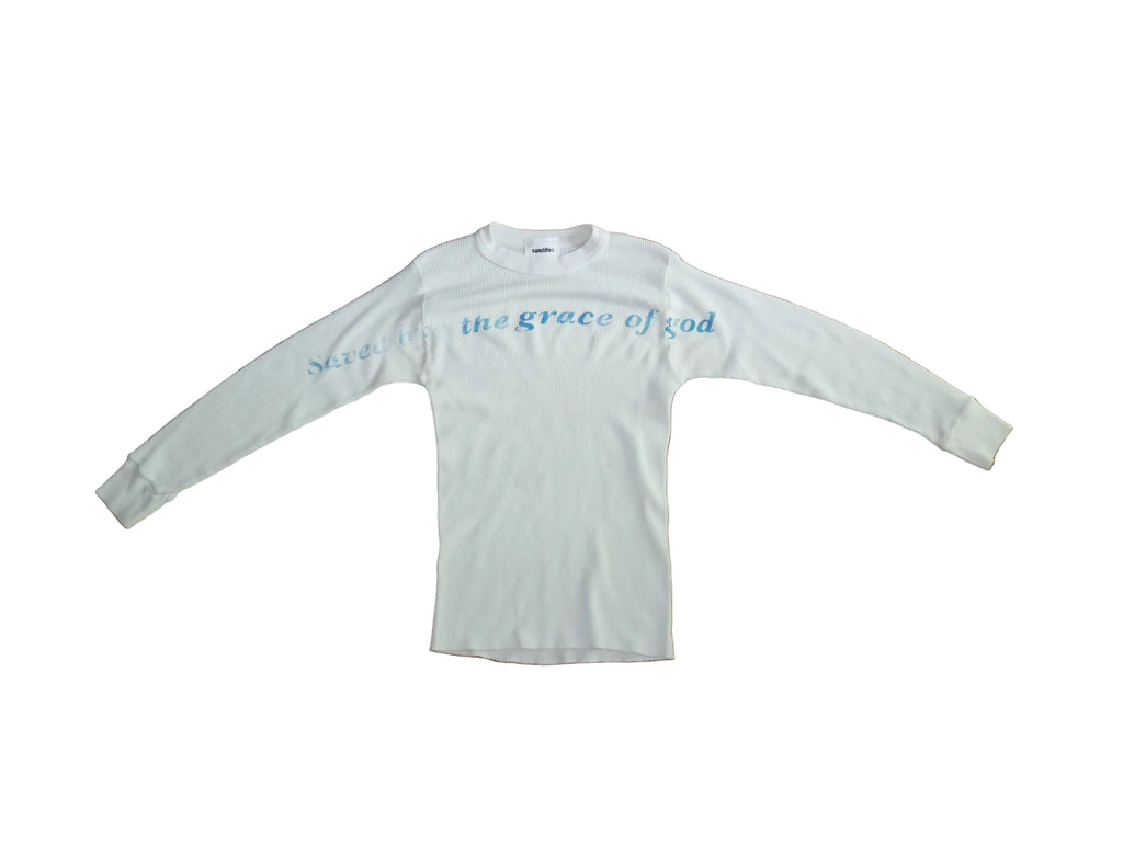 "Saved by the grace of God" long sleeve thermal
