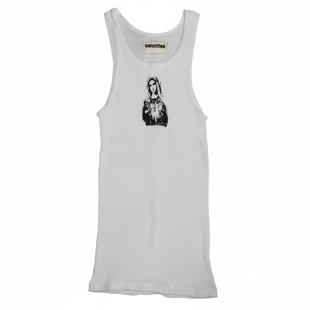 Our Mother Mary Ribbed Tank