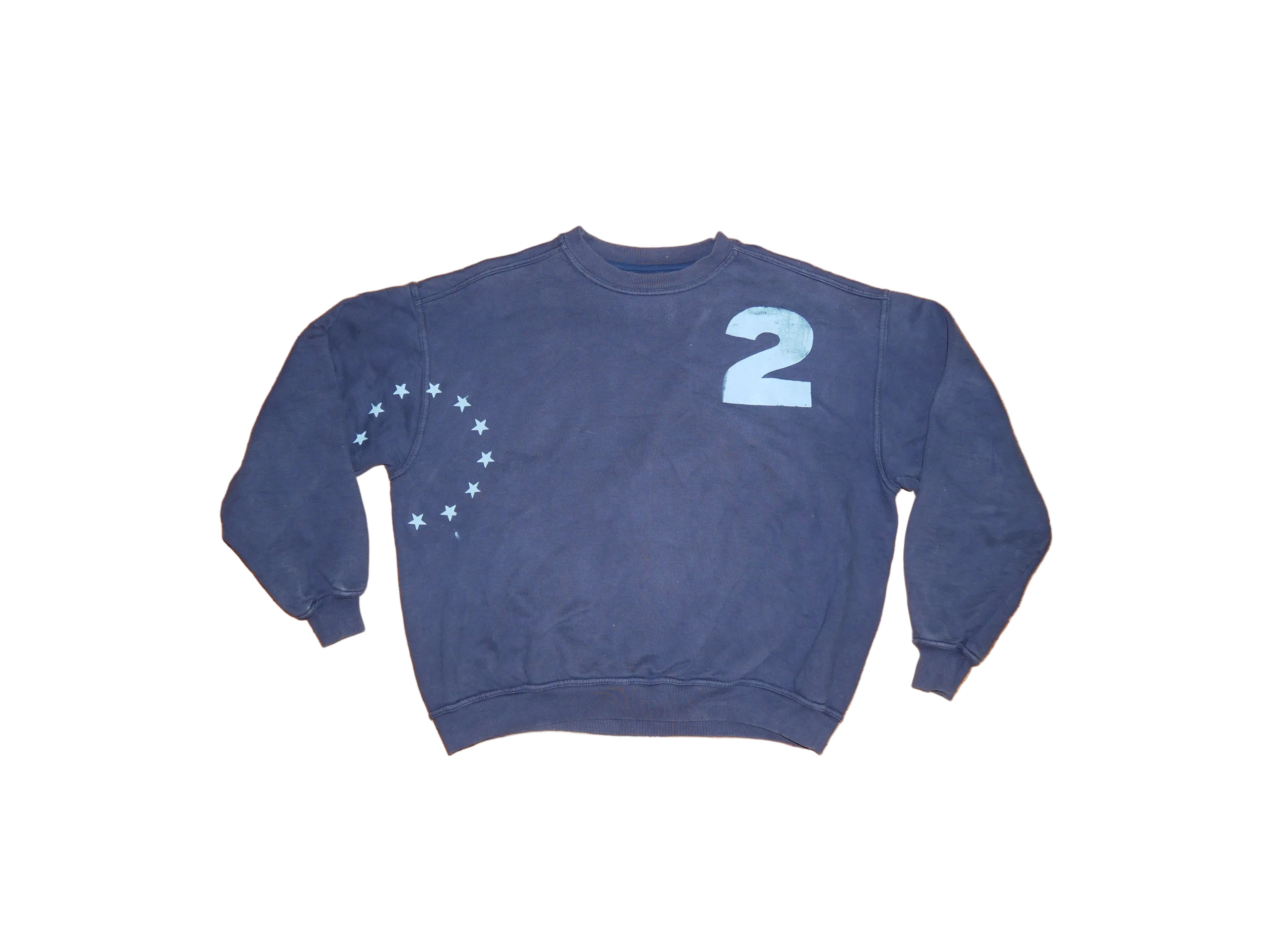 2 Crew neck