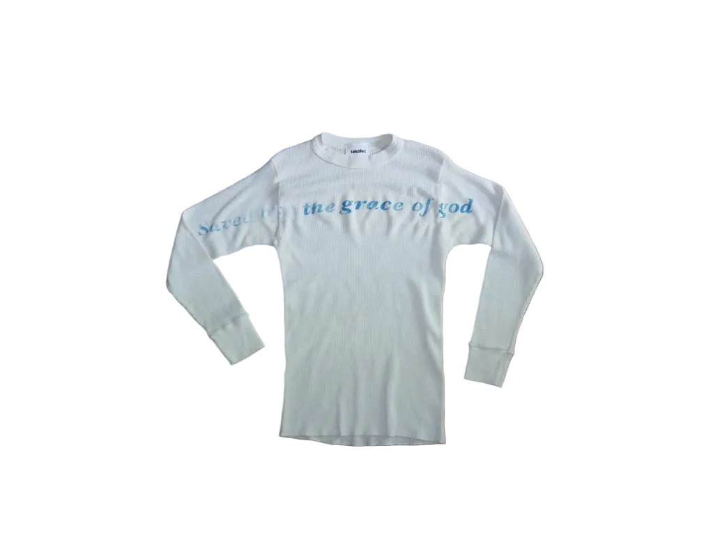 "Saved by the grace of God" long sleeve thermal