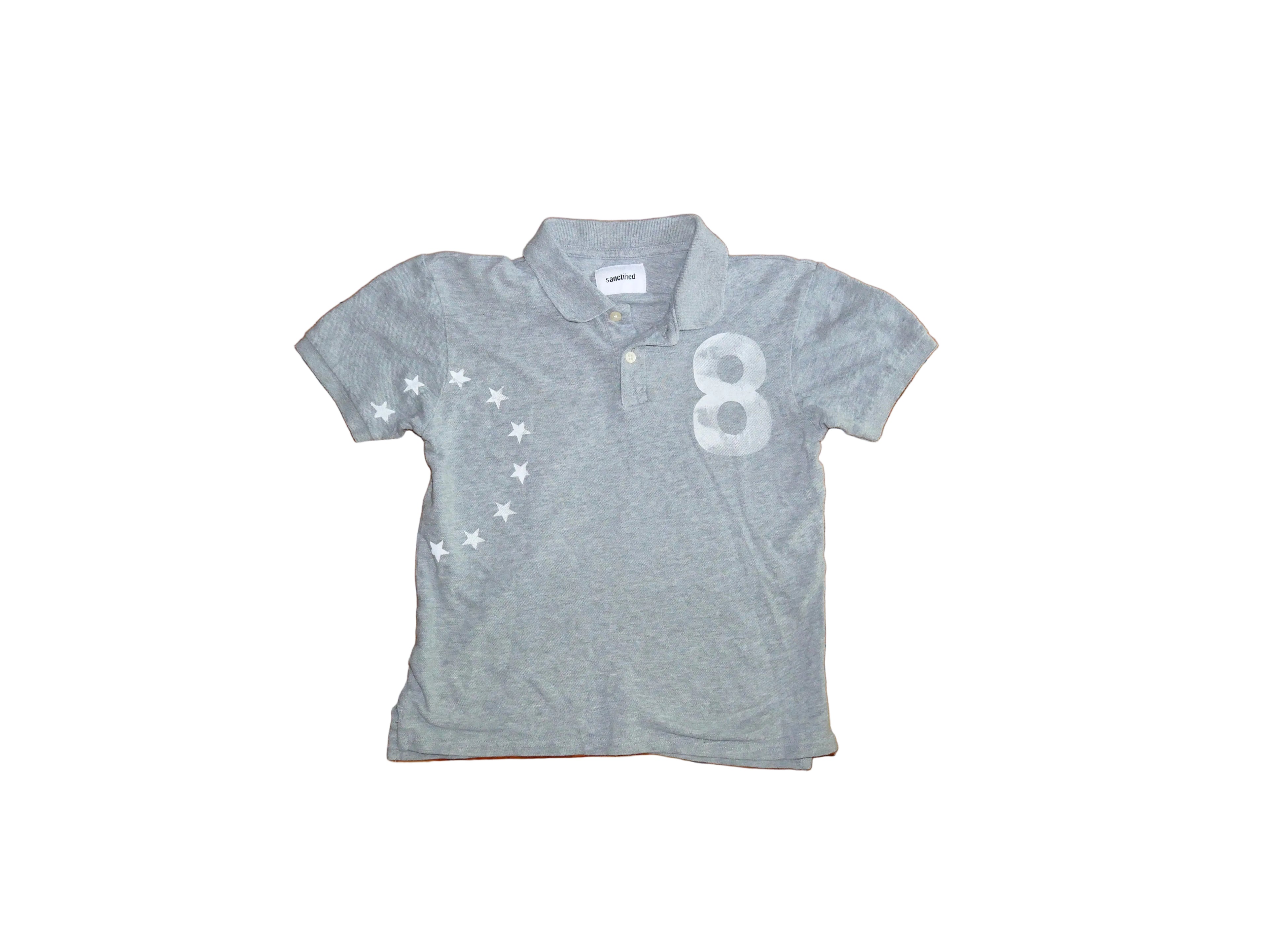 Gray 8 polo
