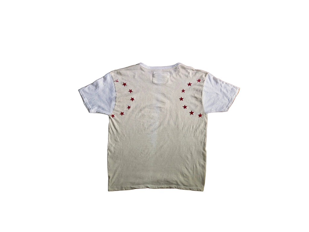 Super stained red star tee